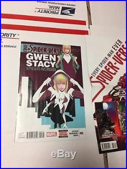EDGE OF SPIDER-VERSE #2 NM+ with Promotional Poster 1st App Spider-Gwen 1st Print