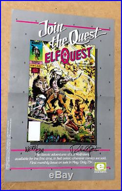 ELFQUEST Marvel-Epic COMPLETE SET 32 issues POSTER mint (#1, poster SIGNED)