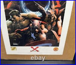 Earth X #0 Print Dynamic Forces 1998 Alex Ross J. P. Leon Signed COA Numbered Earth X #0 Print Dynamic Forces 1998 Alex Ross J. P. Leon Signed COA Numbered