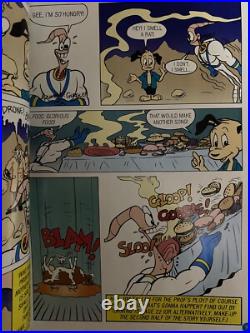 Earthworm Jim #2 Newsstand 1996 Comic Book Stickers and Poster Intact