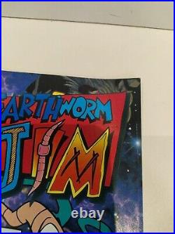 Earthworm Jim No 1 #1 Newstand Comics Magazine 1996 Uk Complete Sticker & Poster