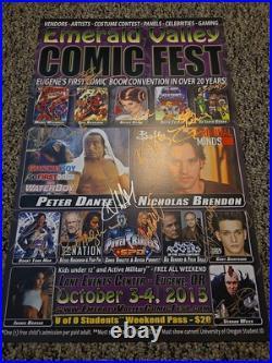 Emerald Valley Comic Fest Poster 17x11 Auto NicholasBrendo, Buffy The Vampire