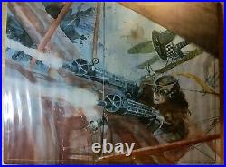 Enemy Ace 1990 DC Comics Poster Printed In The U. S. A