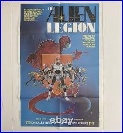 Epic Comics THE ALIEN LEGION Comic Book POSTER Sci fi 1983 Carl Potts 22x34 Epic Comics THE ALIEN LEGION Comic Book POSTER Sci fi 1983 Carl Potts 22x34