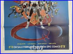 Epic Comics THE ALIEN LEGION Comic Book POSTER Sci fi 1983 Carl Potts 22x34 Epic Comics THE ALIEN LEGION Comic Book POSTER Sci fi 1983 Carl Potts 22x34