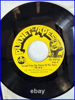 Escape from the Planet of the Apes vintage poster, comic book, and vinyl record