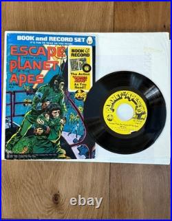 Escape from the Planet of the Apes vintage poster, comic book, and vinyl record