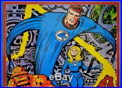 FANTASTIC FOUR Marvelmania POSTER 1970 Kirby art Rare MAIL ORDER ONLY Kirby art