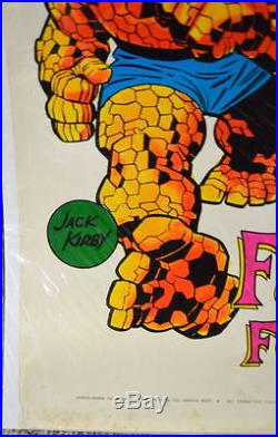 FANTASTIC FOUR POSTER MARVELMANIA 1970 Jack Kirby Art Mail Order ONLY