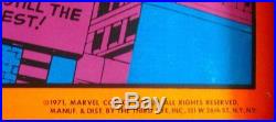 FANTASTIC FOUR WONDERFUL WORLD OF MARVEL THIRD EYE BLACK LIGHT poster Jack KIRBY