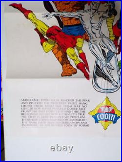 FOOM Membership Kit POSTER Marvelmania 1973 HAND SIGNED Jim Steranko 1st Print