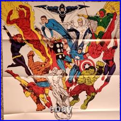 FOOM Membership Kit POSTER Marvelmania 1973 Jim Steranko art Near Mint Condition