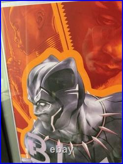 FRAMED Mondo BLACK PANTHER Martin Ansin Screen Print Marvel Movie Poster Wakanda
