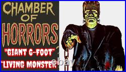 FRANKENSTEIN 6-Ft Poster 27.5x72 Door Print 60s Comic Art Horror Classic