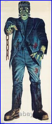 FRANKENSTEIN 6-Ft Poster 27.5x72 Door Print 60s Comic Art Horror Classic