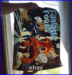 Fantastic Four plastic poster art by Mike Mignola 1991 MARVEL COMICS