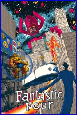 Fantastic Four vs. Galactus Variant by Raid71 Ltd x/85 Screen Print Poster MINT Fantastic Four vs. Galactus Variant by Raid71 Ltd x/85 Screen Print Poster MINT