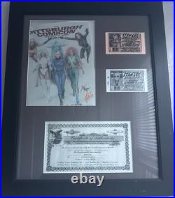 Framed 2009 Pittsburgh Comicon Signed by Stan Lee, Certificate