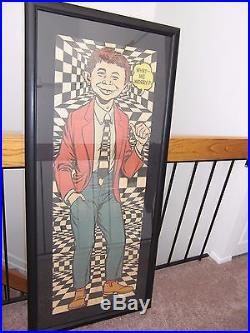 Framed Poster Alfred E. Neuman Newman 1965 Eighth Annual More Trash Mad