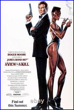 Framed canvas art print giclée or poster A View to a Kill James Bond grace jones