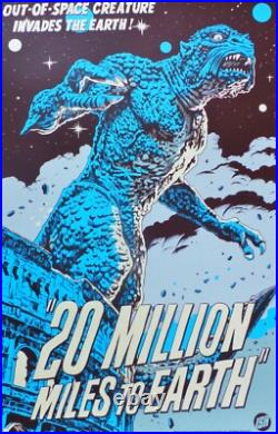 Francesco Francavilla ISH 20 Million Miles To Earth Variant Screen Print Poster