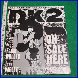 Frank Miller DK2 Dark Knight Strikes Again Promo Poster 2001 13x11 DC Comics