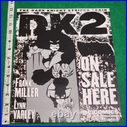 Frank Miller DK2 Dark Knight Strikes Again Promo Poster 2001 13x11 DC Comics