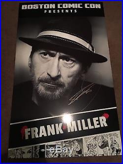 Frank Miller Signed Convention Backdrop Boston Comic Con 2016