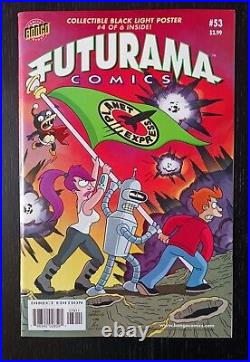Futurama Bongo Comics #50 #55 with Posters