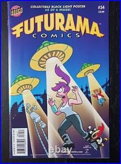 Futurama Bongo Comics #50 #55 with Posters