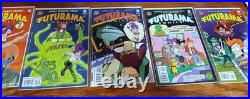 Futurama Comics Lot 1 2 4 5 6 7 8 and more. ALL Black Light Posters 50 thru 55