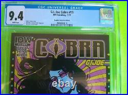 G. I. Joe Cobra #19 CGC 9.4 Rock Poster 110 Retail Incentive Variant