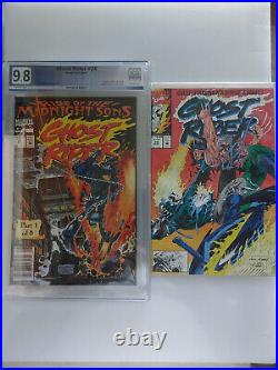 GHOST RIDER #28 PGX 9.8 NEWSSTAND 1ST APP MIDNIGHT SONS withPOSTER/BAG and #29 NM+