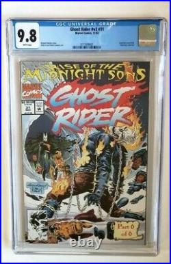 GHOST RIDER #31 CGC 9.8 1ST FULL APP MIDNIGHT SONS SCARCE 1/34 With POSTER