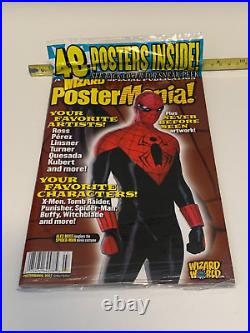 GIFT, Wizard Poster Mania (1996) comic books 2001-2003, 48 inside, Spire-Man