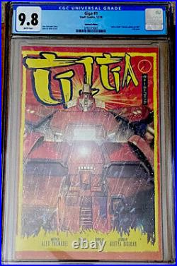 GIGA #1 CGC 9.8 JOHN LE Kaiju Poster FOIL COVER ONLY 100 MADE (2020) VAULT NM+