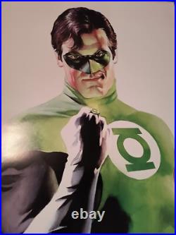 GREEN LANTERN BY ALEX ROSS JUSTICE LEAGUE Mondo poster