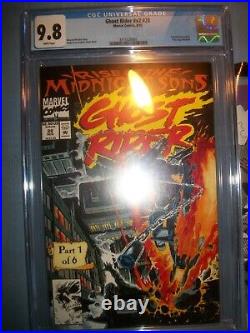 Ghost Rider 28 CGC 9.8 Rise of the Midnight Sons Poly bag & poster included 1992