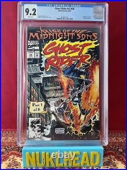 Ghost Rider #28 Marvel 1992 1st Midnight Sons CGC 9.2 withPoster