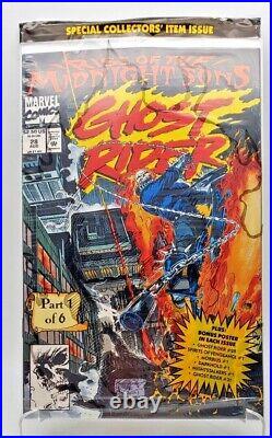Ghost Rider #28 poster, KEY (1992)Special Collectors Issue, Factory Sealed NM+