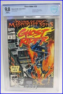 Ghost Rider Vol. 2 #28 1992 1st Lilith & Caretaker Marvel CBCS 9.8 NM with poster