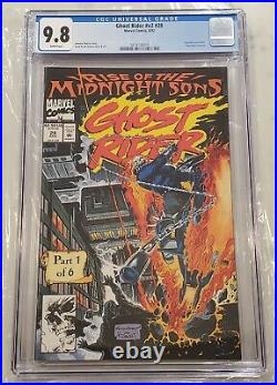 Ghost Rider v2 #28 CGC 9.8 1st App Midnight Sons Lilith Includes Inserts/Poster