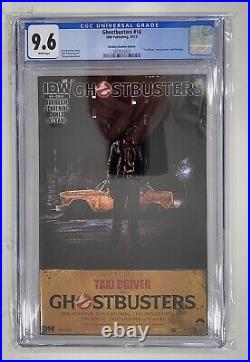 Ghostbusters #14 IDW RI 110 Variant Taxi Driver Movie Poster Homage CGC 9. 6