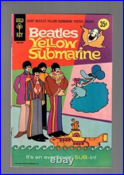 Gold Key Comics The Yellow Submarine Beatles FN 6.0 Comic Book 1968 NO POSTER