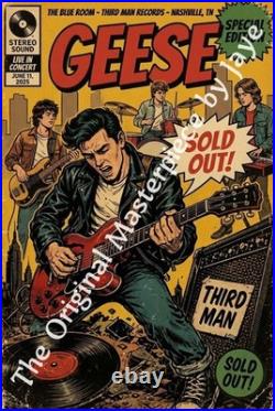 Goose sold-out comic book poster Nashville, Tennessee on June 11, 2025