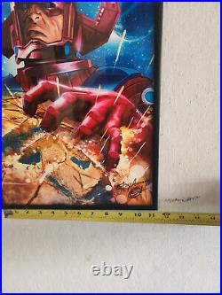 Greg Horn Signed Marvel Comics Galactus Poster Framed