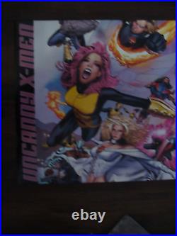 Greg Land X-MEN HUGE POSTER #500 Comic book poster WOLVERINE PSYLOCKE PIXIE