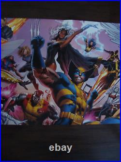 Greg Land X-MEN HUGE POSTER #500 Comic book poster WOLVERINE PSYLOCKE PIXIE