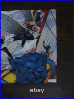 Greg Land X-MEN HUGE POSTER #500 Comic book poster WOLVERINE PSYLOCKE PIXIE