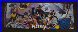 Greg Land X-MEN HUGE POSTER #500 Comic book poster WOLVERINE PSYLOCKE PIXIE